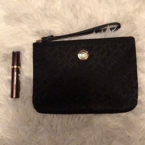 Tommy Hilfiger black wristlet
